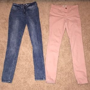 Two pairs of jeans! Same size!
